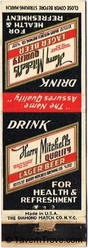 Harry Mitchell's Quality Lager Beer