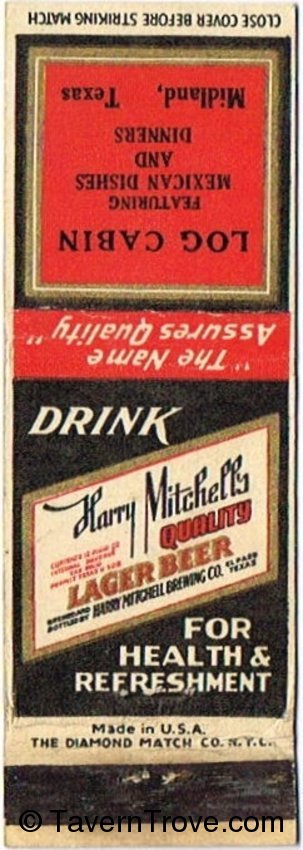 Harry Mitchell's Quality Lager Beer