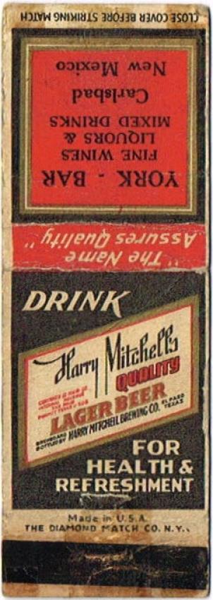 Harry Mitchell's Quality Lager Beer