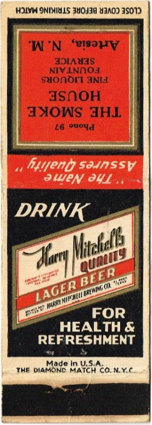 Harry Mitchell's Quality Lager Beer