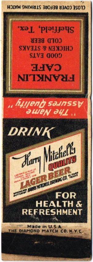 Harry Mitchell's Quality Lager Beer