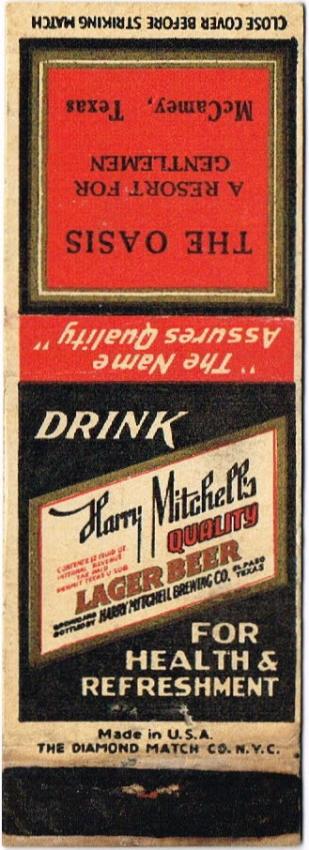 Harry Mitchell's Quality Lager Beer