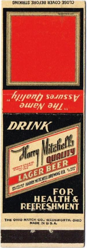 Harry Mitchell's Quality Lager Beer