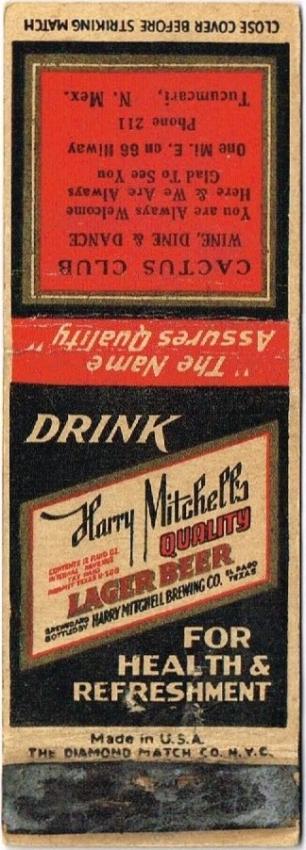 Harry Mitchell's Quality Lager Beer