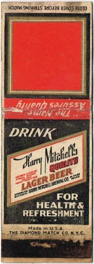 Harry Mitchell's Quality Lager Beer