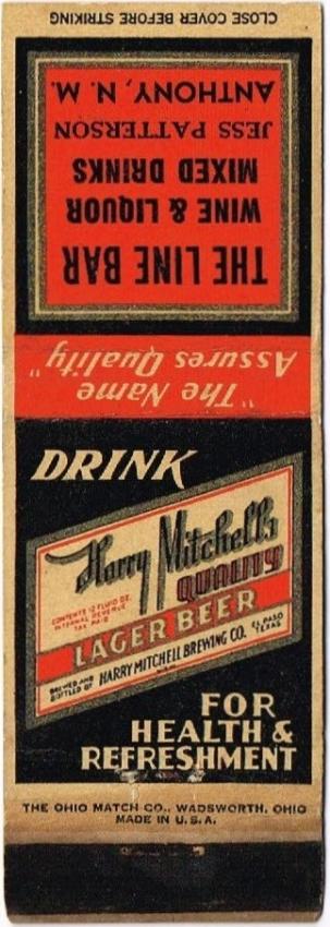 Harry Mitchell's Quality Lager Beer