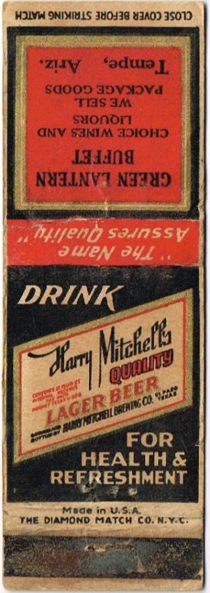 Harry Mitchell's Quality Lager Beer (1938)
