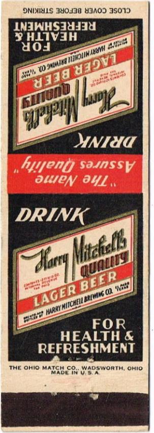 Harry Mitchell's Quality Lager Beer Dupe