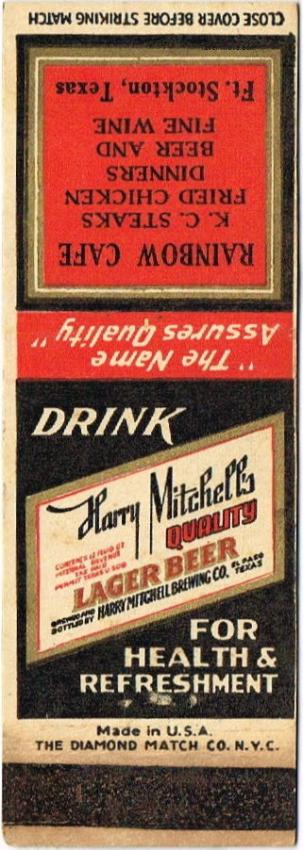 Harry Mitchell's Quality Lager Beer Dupe