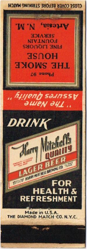 Harry Mitchell's Quality Lager Beer Dupe