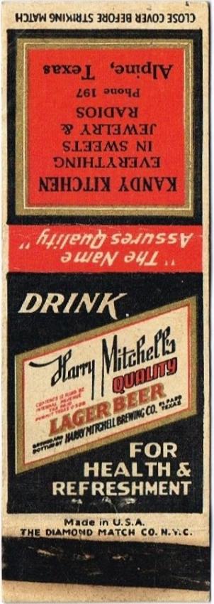 Harry Mitchell's Quality Lager Beer Dupe