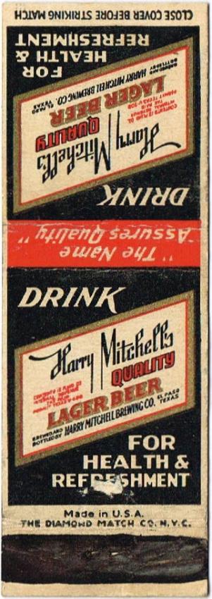 Harry Mitchell's Quality Lager Beer Dupe