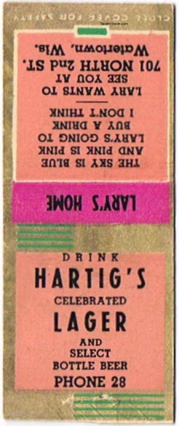 Hartig's Lager Beer Dupe