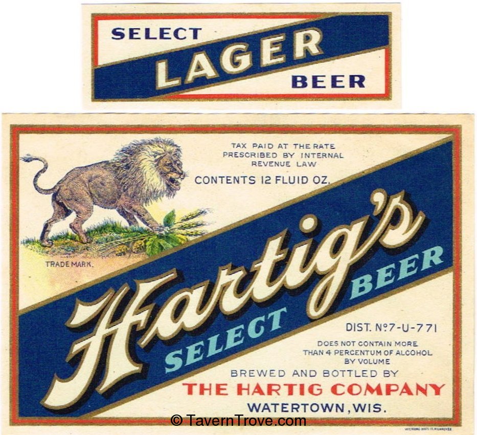 Hartig's Select Beer