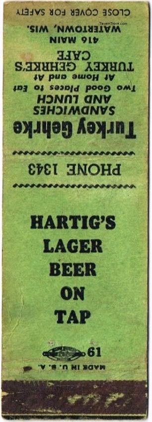 Hartig's Lager Beer