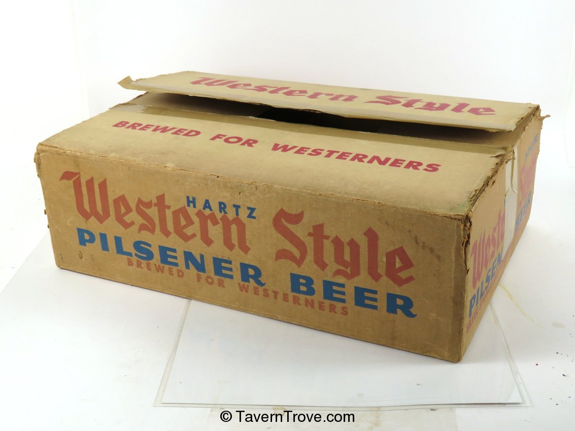 Hartz Western Style Beer 24 Can Box