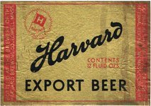 Harvard Export Beer