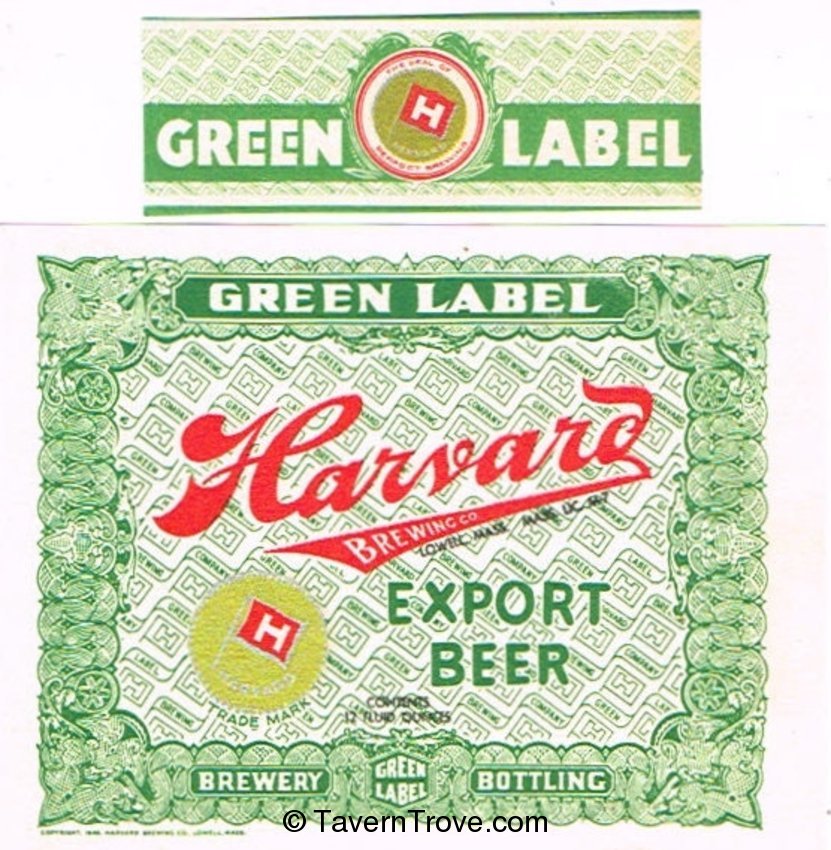 Harvard Export Beer 
