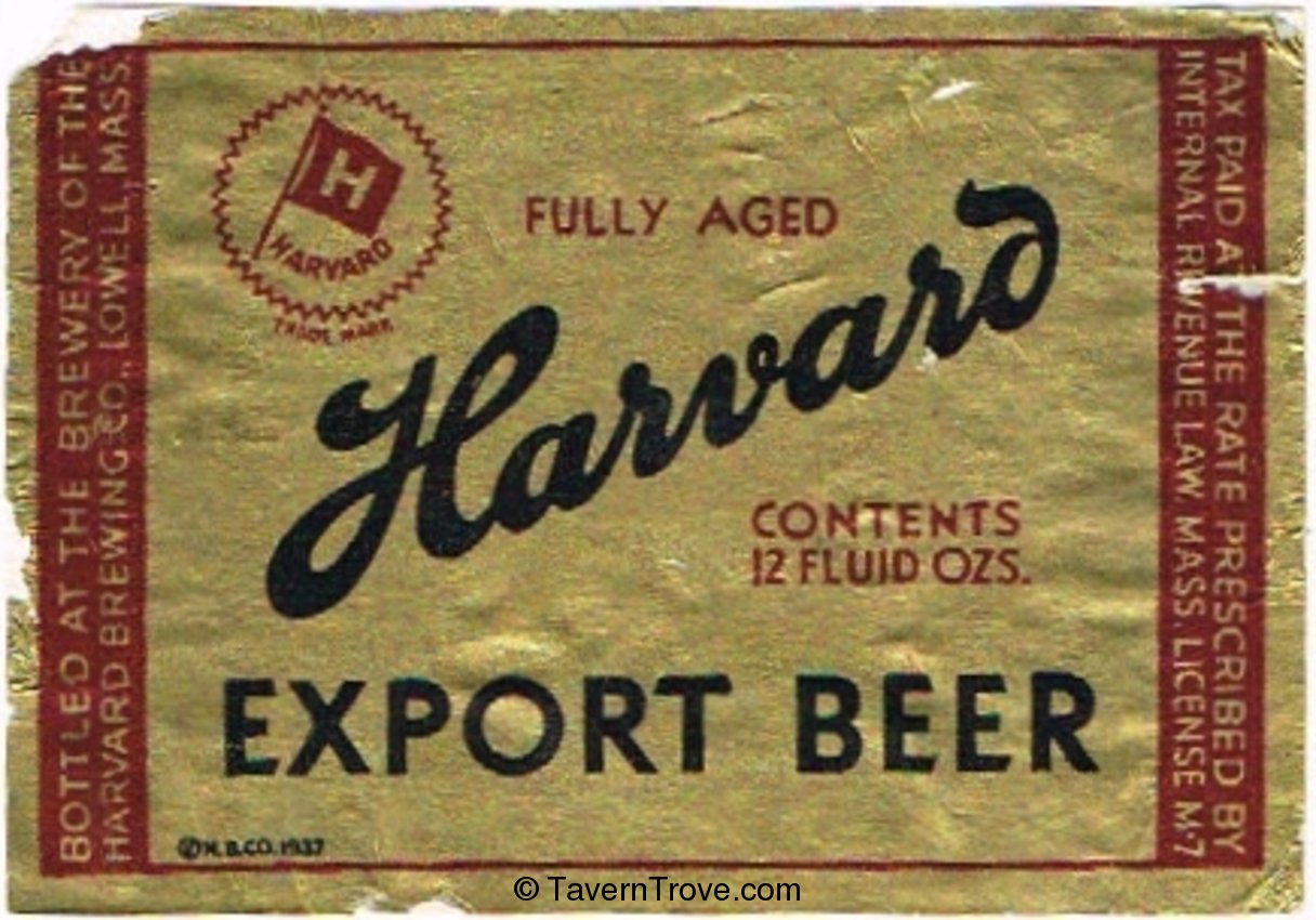 Harvard Export Beer