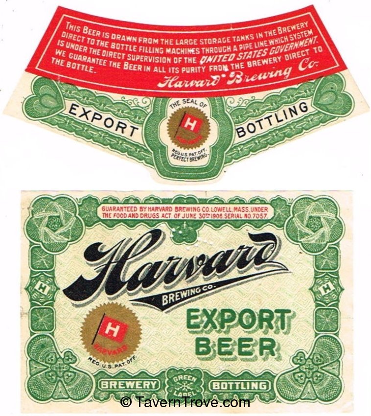 Harvard Export Beer