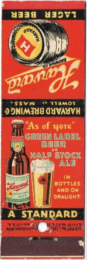 Harvard Green Label Beer/Half Stock Ale