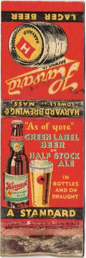 Harvard Green Label Beer/Half Stock Ale Dupe
