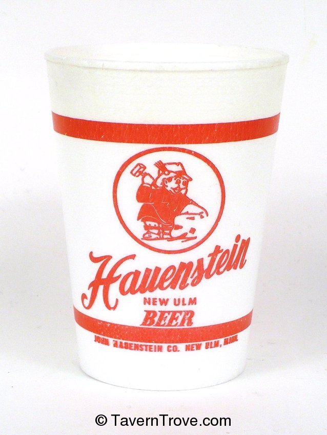 Hauenstein Beer styrofoam cup