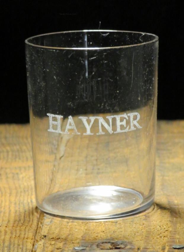 Hayner Distiilling Co. Etched Shot Glass