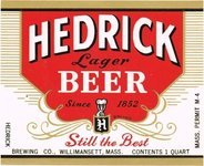 Hedrick Lager Beer