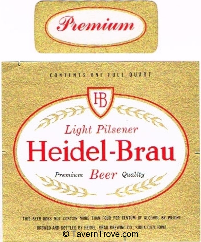 Heidel-Brau Light Pilsener Beer