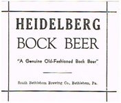 Heidelberg Bock Beer (Light Blue)