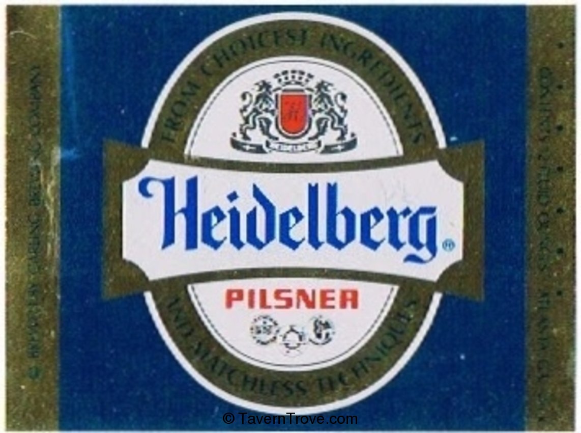 Heidelberg Pilsner Beer