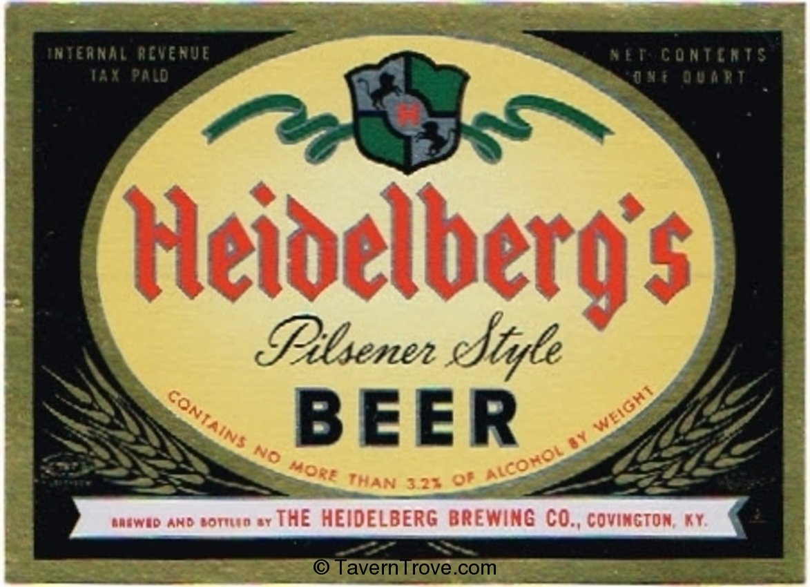 Heidelberg's Pilsener Style Beer