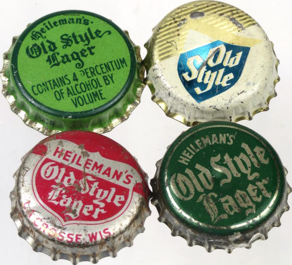 Heileman's Old Style Lager Beer Lot of FOUR