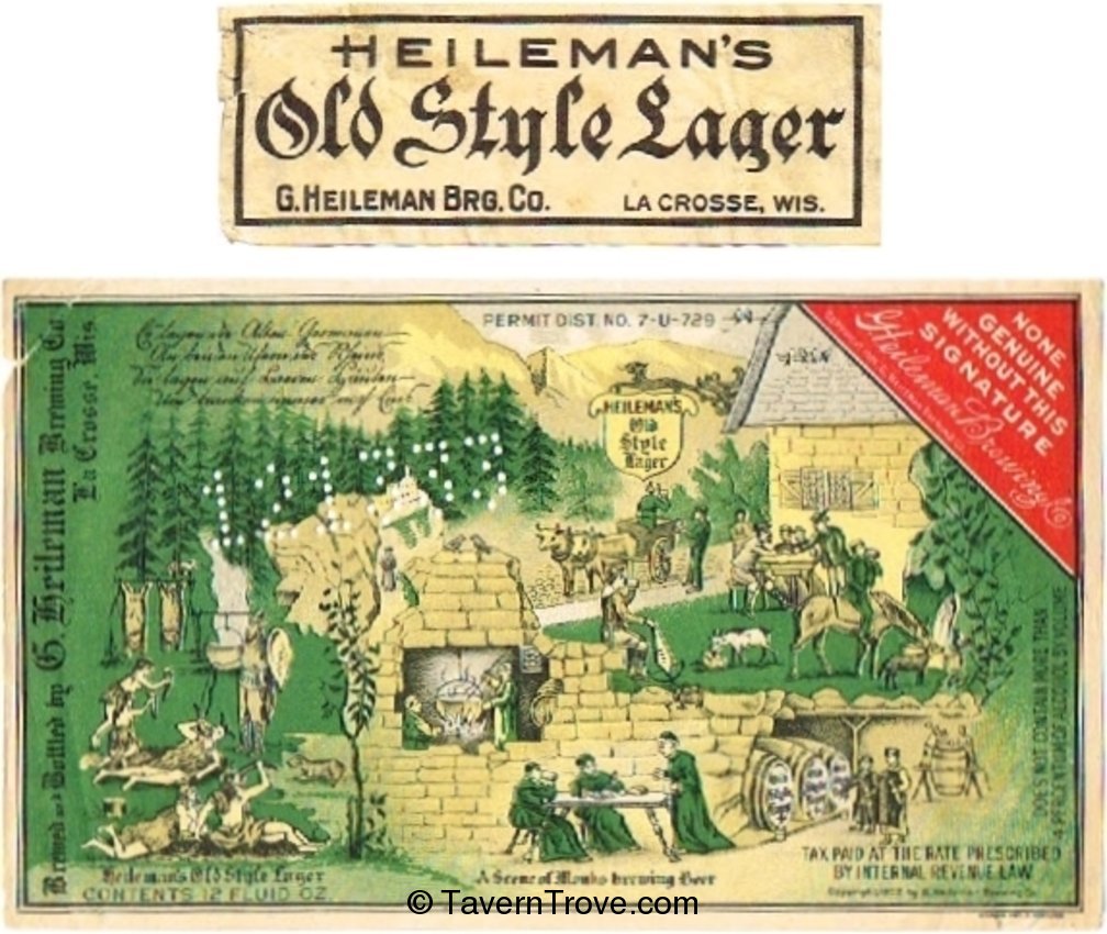Heileman's Old Style Lager Beer (87mm)