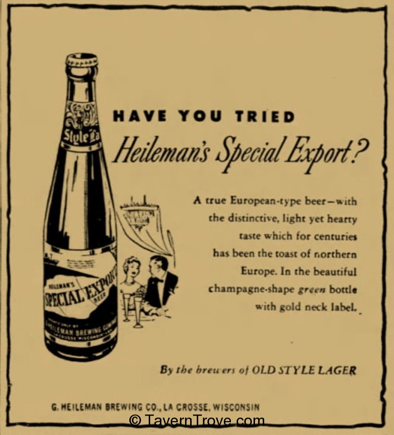 Heileman's Special Export Beer