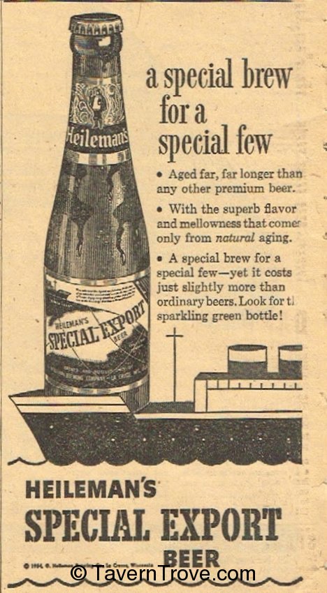Heileman's Special Export Beer