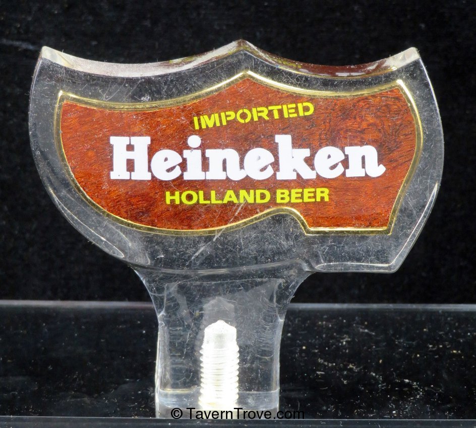 Heineken Holland Beer 3½ inch Acrylic Tap Handle