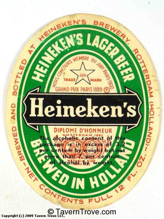 Heineken's Bier