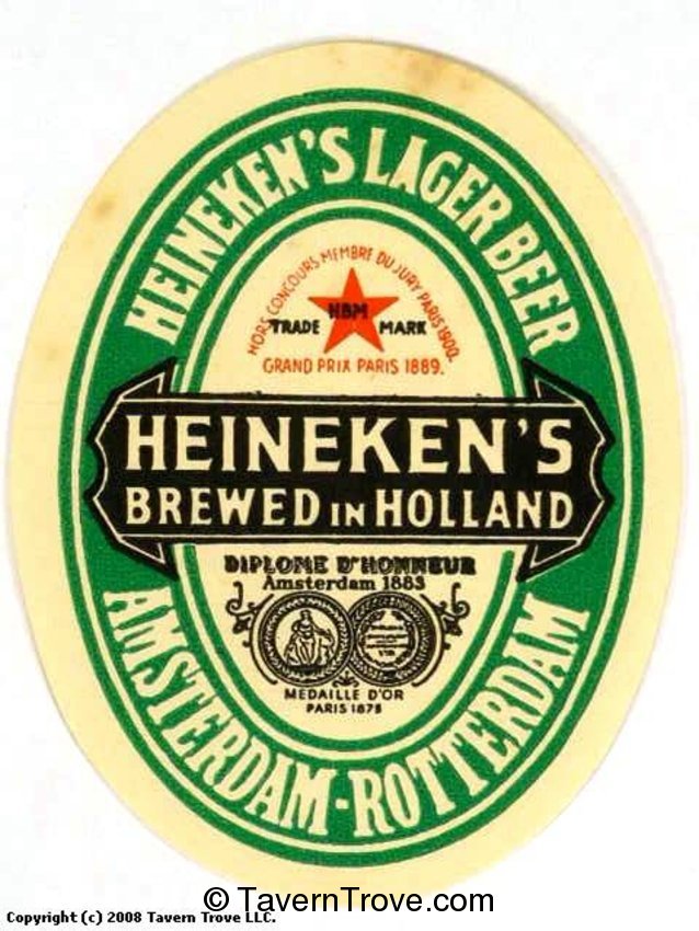 Heineken's Lager Beer