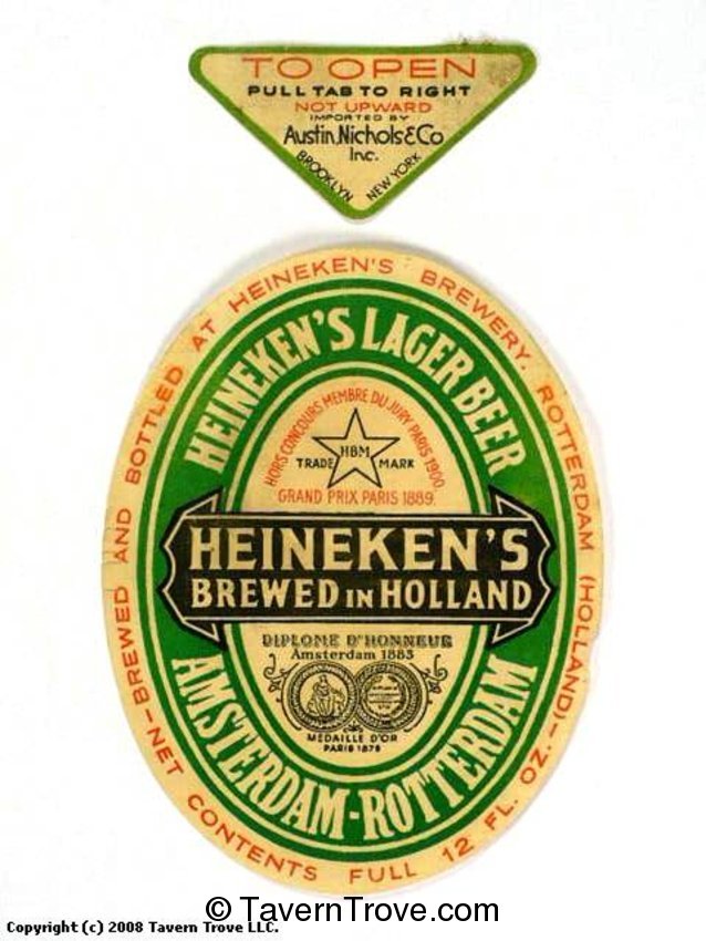 Heineken's Lager Beer