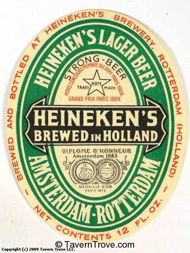 Heineken's Lager Bier