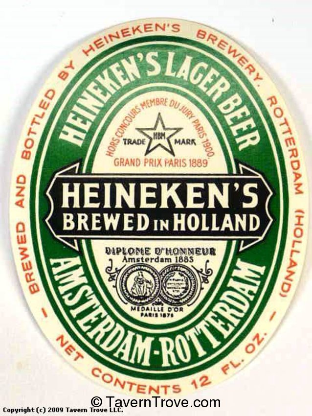 Heineken's Lager Bier