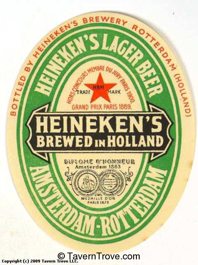 Heineken's Lager Bier