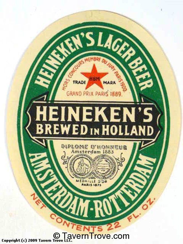 Heineken's Lager Bier