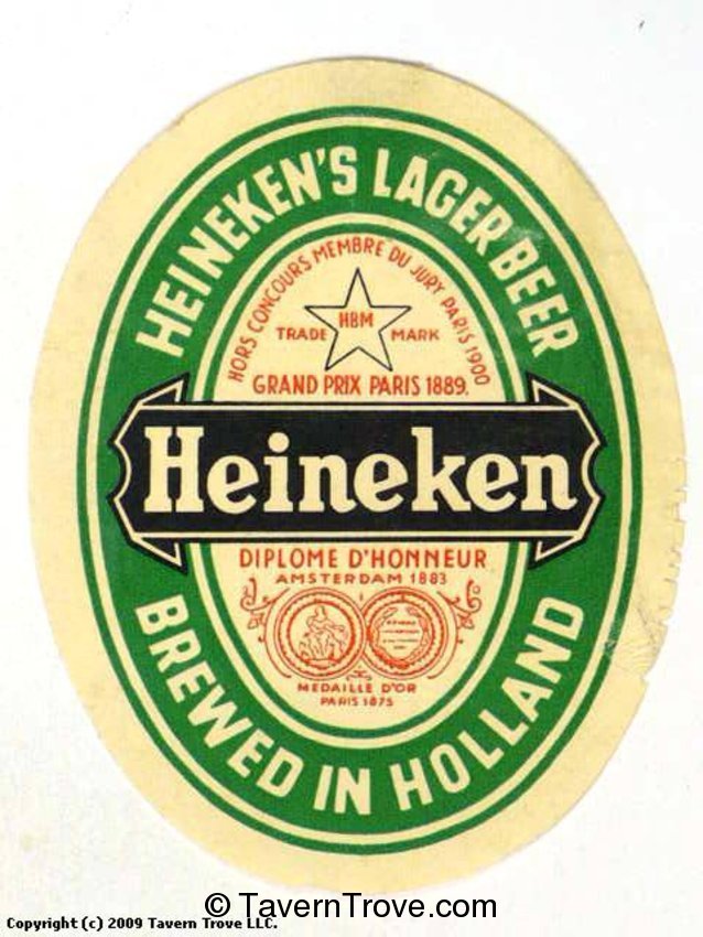 Heineken's Lager Bier