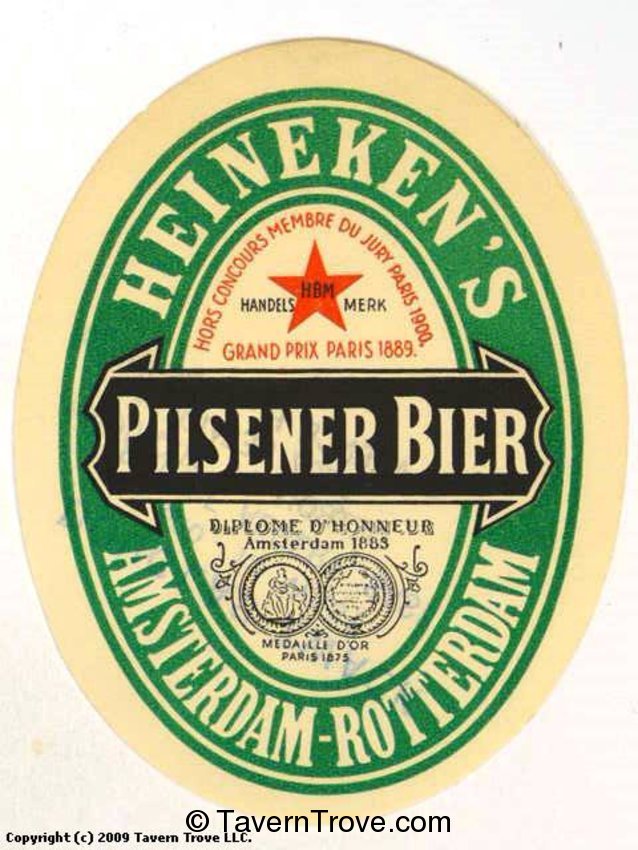 Heineken's Pilsener Bier