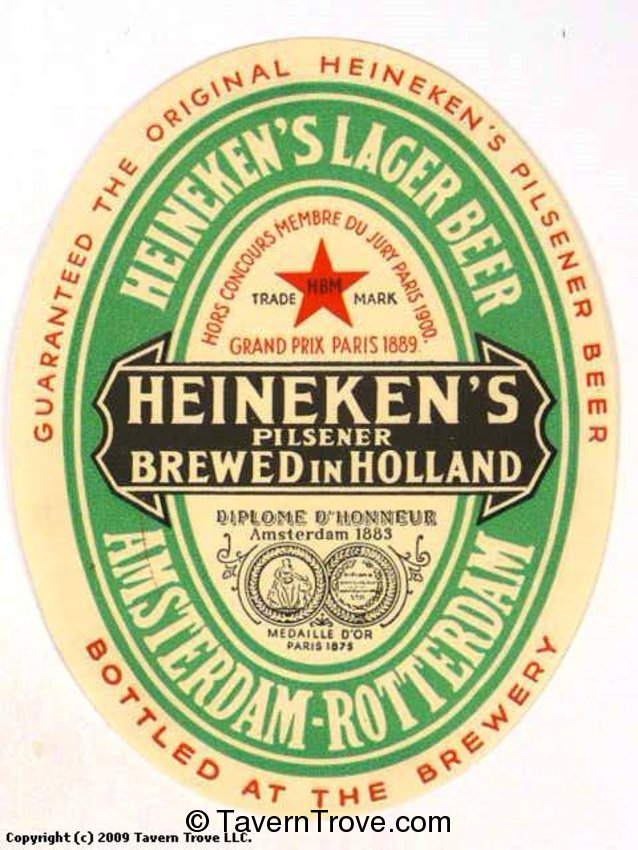 Heineken's Pilsener Bier