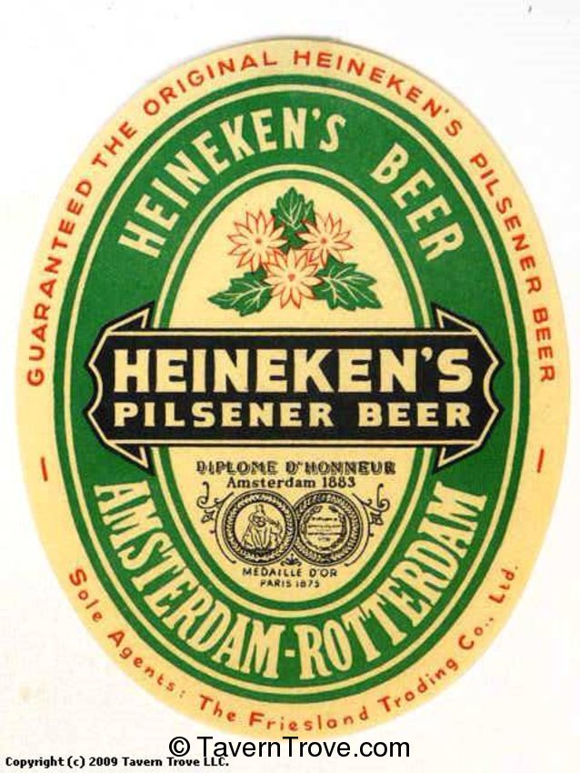 Heineken's Pilsener Bier