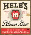Helb's Pilsener Beer